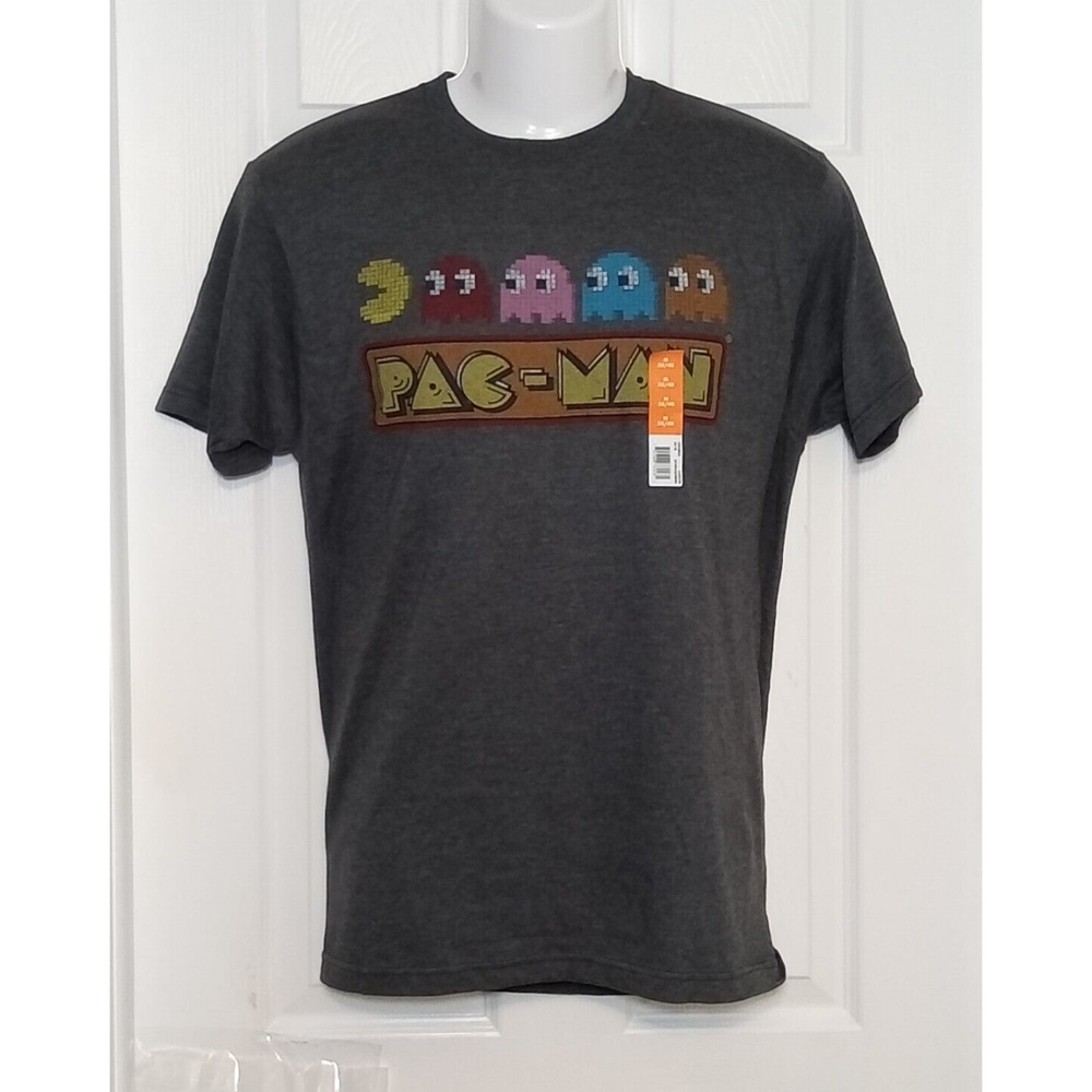 NWT Pac-Man T-Shirt Grey Men's Medium